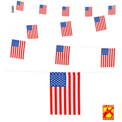 Guirlande drapeau USA, Américain, États-Unis / La Maison Du Déguisement