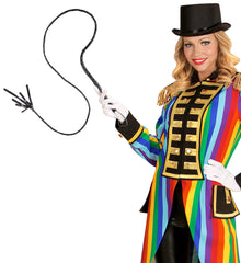 Fouet Simili Cuir Noir / Fouet Long Noir / La Maison Du Déguisement