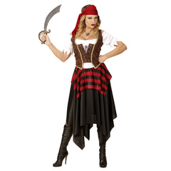 Location Déguisement Pirate Miss Caraïbes Adulte / Location Costume Pirate Corsaire Femme / Location Costume Pirate Femme / La Maison Du Déguisement