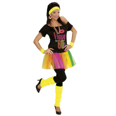 Guêtres Années 80 Jaune Disco / Jambières Jaune Fluo / La Maison Du Déguisement