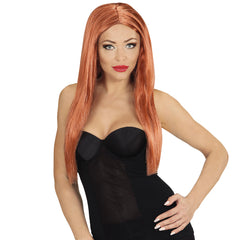Perruque cheveux longs Rousse / Perruque Glamour Roux / La Maison Du Déguisement