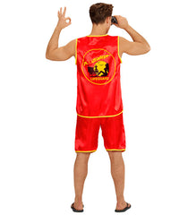 Déguisement Boobs Watch Homme / Costume Baywatch Adulte / Costume Alerte à malibu Rouge / La Maison Du Déguisement
