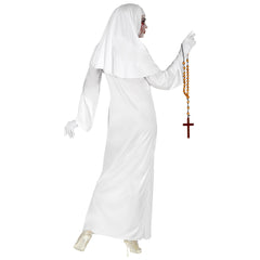 Déguisement Bonne Sœur Fantomatique Adulte / Costume Nonne Blanche Religieuse Halloween Femme / La Maison Du Déguisement