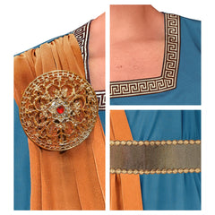 Déguisement Empereur Romain Bleu / Costume César Bleu / Costume Grec Bleu / La Maison Du Déguisement
