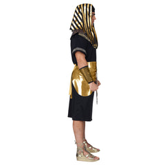 Déguisement Pharaon Noir / Costume Egyptien Noir / La Maison Du Déguisement