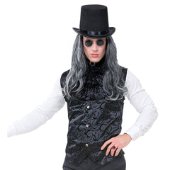 Déguisement Veste Vampire Gothique Avec Jabot / Costume Gilet Dracula Adulte / La Maison Du Déguisement