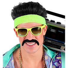 Moustache Macho Noir / Moustache 1970, 80s / La Maison Du Déguisement