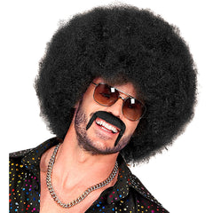 Moustache Disco Noir / Moustache 1970, 80s Noir / La Maison Du Déguisement