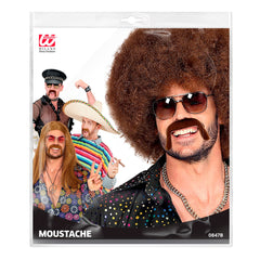 Moustache Années 70s Châtain / La Maison Du Déguisement