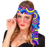Bandeau Hippie Bleu / Bandeau Disco Bleu / Bandeau The 70s Groovy Style / La Maison Du Déguisement