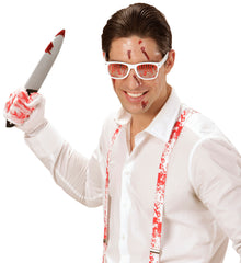 Couteau Ensanglanté / Couteau Zombie sanglant / Couteau horreur / La Maison Du Déguisement