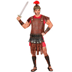 Jambières Centurion Romain / Protège Mollets Simili Cuir Marron Poursoldat Grec / Protège Mollets Gladiateur / La Maison Du Déguisement
