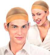 Set des 2 Résille Beige Pour Perruques / 2 calots perruques / La maison du déguisement