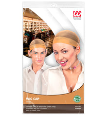 Set des 2 Résille Beige Pour Perruques / 2 calots perruques / La maison du déguisement
