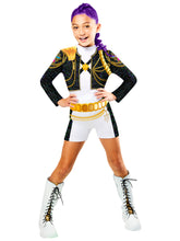 Déguisement Rumi Chanteuse Fille / Costume K-Pop Rumi Dorée BM Enfant / Costume Pop-star Silver Leader BM / La Maison Du Déguisement Enfant