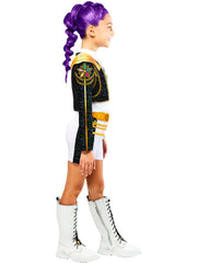 Déguisement Rumi Chanteuse Fille / Costume K-Pop Rumi Dorée BM Enfant / Costume Pop-star Silver Leader BM / La Maison Du Déguisement Enfant