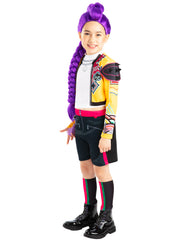 Déguisement Core Rumi Chanteuse Fille / Costume K-Pop Core Rumi Jaune Luxe Enfant / Costume Pop-star Silver Leader BM Jaune / La Maison Du Déguisement Enfant