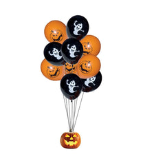 Ballon Halloween Par 10 / 10 Ballons Fantôme et Citrouilles Halloween / La Maison Du Déguisement
