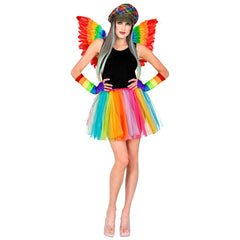 Tutu Jupon Fluo Multicolore Années 80 / Tutu résille Arc-en-ciel / La Maison Du Déguisement