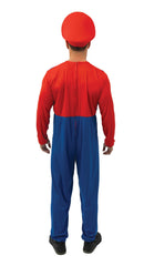 Déguisement Plombier Mario Rouge Adulte / Costume Plombier Mécanicien Rouge / La Maison Du Déguisement