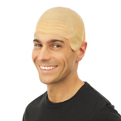 Crâne cheveux En Latex / Perruque crâne chauve / La Maison Du Déguisement