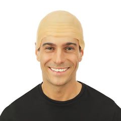 Crâne cheveux En Latex / Perruque crâne chauve / La Maison Du Déguisement