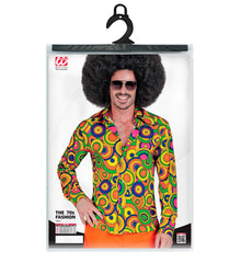 Déguisement Chemise Année 70 Groovy Style Adulte / Chemise Disco année 70 groovy style / La Maison Du Déguisement