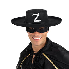 Chapeau Zorro Noir / Chapeau Bandit Noir / La Maison du Déguisement