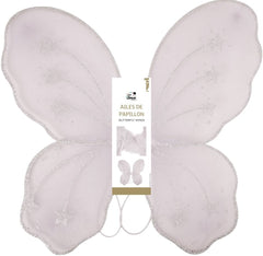 Ailes de Fée Blanc / Ailes de papillon Blanc / La Maison Du Déguisement