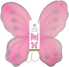 Ailes de Fée Rose / Ailes de papillon Rose / La Maison Du Déguisement