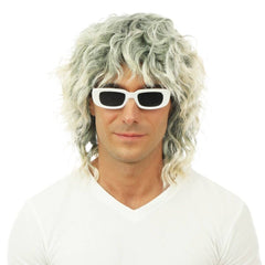 Lunettes Polnareff Blanc / Lunettes Michel Blanc / La Maison Du Déguisement