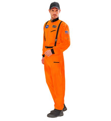 Location Déguisement Astronaute Orange Adulte / Location Costume Cosmonaute Orange Homme / La Maison Du Déguisement