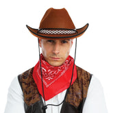 Chapeau Cowboy Marron / Chapeau Western / Chapeau Cow-boy marron / La Maison du Déguisement