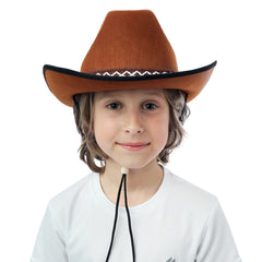 Chapeau de Cowboy Marron / Chapeau Cow boy Shérif Marron / La Maison Du Déguisement