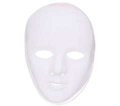 Masque Blanc à Décorer Pvc BM / Masque De Théâtre Blanc BM / La Maison Du Déguisement