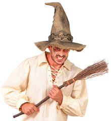Chapeau Sorcière Marron Adulte / Chapeau Magique / Chapeau épouvantail Adulte / La Maison Du Déguisement