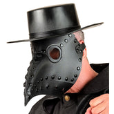 Masque Docteur De Pesta Eco-cuir Noir / masque Médecin De La Peste / Masque Docteur De La Plague / La maison Du Déguisement