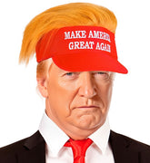 Casquette MAGA Avec Cheveux / Visière Donald Trump Make America Great Again / Casquette The President Américain Avec Cheveux / La Maison Du Déguisement