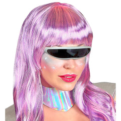 Lunettes Robot Argent / Lunettes Galaxy argent / Lunettes Futuriste Argent / Lunettes Space argent / La Maison Du Déguisement