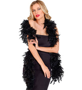 Boa en Plumes Noir / Boa Noir / La Maison Du Déguisement