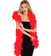 Boa en Plumes Rouge / Boa Rouge / La Maison Du Déguisement