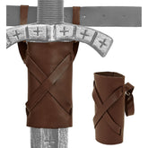 Étui Porte épée en simili cuir / Baudrier Marron / Porte-Épée en Simili Cuir Marron / La Maison Du Déguisement
