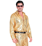 Location Chemise Paillettes Party Fashion Or Adulte / Location Chemise sequins Or Luxe / La Maison Du Déguisement