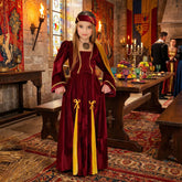 Déguisement de Princesse Médiévale Enfant / Costume Robe Tavernière Moyen Âge Fille / La Maison Du Déguisement