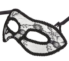 Loup Vénitien Dentelle Noir / Masque Dentelle Noir / La Maison Du Déguisement
