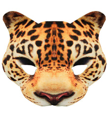 Masque En Tissu Leopard / Demi Masque Leopard / La Maison Du déguisement