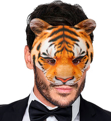 Masque En Tissu Tigre / Demi Masque Tigre / La Maison Du déguisement