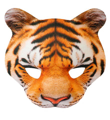 Masque En Tissu Tigre / Demi Masque Tigre / La Maison Du déguisement