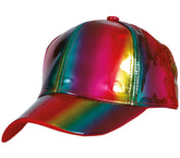 Casquette Holographique Multicolore / Casquette métallique multicolore / La Maison du Déguisement