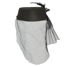 Chapeau Veuve / Chapeau Voilette Noir / Chapeau Gatsby Voilette Noir / La Maison Du Déguisement